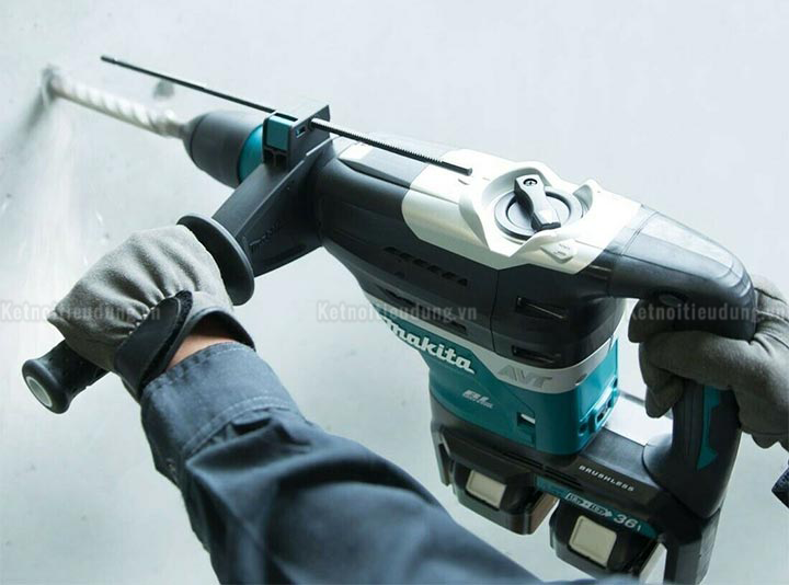makita-dhr400zku-n2 Máy khoan bê tông dùng pin Makita DHR400ZKU