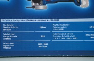 100mm Máy mài góc dùng pin 18V Bosch GWS 18V-11 S (Solo)