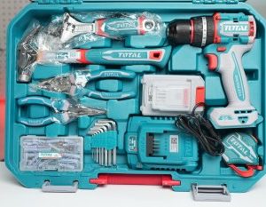 Bộ máy khoan động lực dùng pin 20V Total THKTHP11652 (165 món phụ kiện)