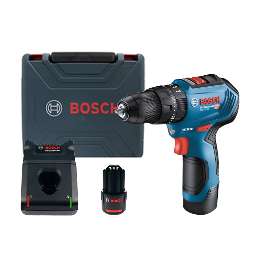 Máy khoan vặn vít động lực dùng pin Bosch GSB 12V-30