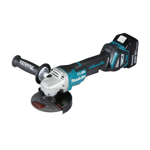 Máy mài góc dùng pin Makita DGA518RTE (125mm/công tắc bóp/AWS/BL) (18V)