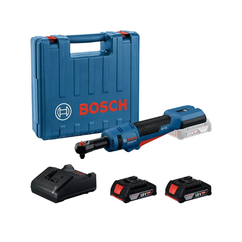 Máy siết ốc góc dùng pin 18V Bosch GRC 18V-60 (2 Pin 2.0Ah, 1 Sạc)
